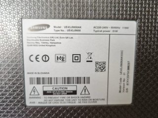 Samsung Smart TV 43 UE43J5600AK + Mando