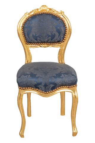 Sedia poltroncina stile francese Luigi XVI in legn