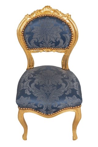 Sedia poltroncina stile francese Luigi XVI in legn