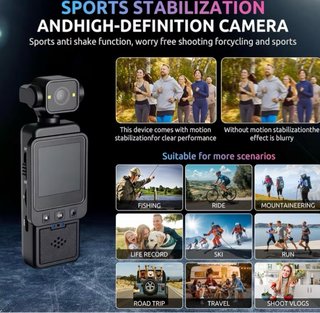 Cámara de acción 4K con estabilización