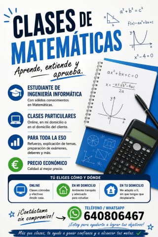 Clases particulares de matematicas