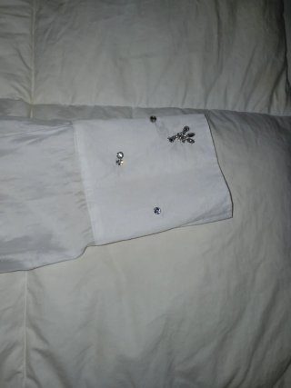Camicia Zara Taglia M con Pietre Lunga