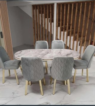 Mesa y 6 Sillas Comedor