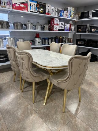 Mesa y 6 Sillas Comedor