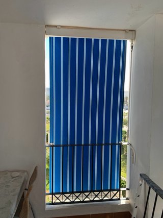 3 Toldos azul y blanco