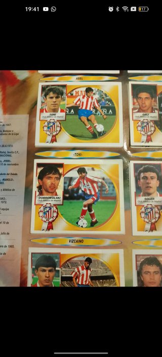 Álbum Cromos Liga este 94-95 1ª División completo