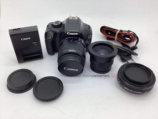 camara digital reflex canon eos 1100d+ef-s 18-55mm 1:3.5-5.6 is ii