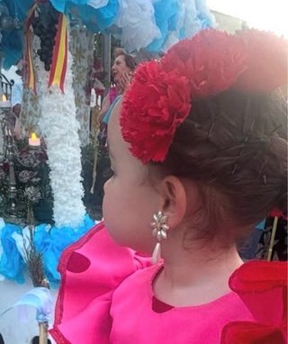 Conjunto Madre e Hija de la firma bocana flamenca