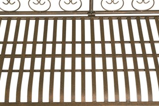 Divanetto panchina Liberty in ferro con finitura b