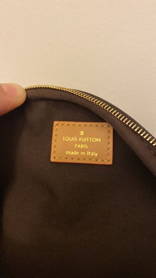 Cartera Vintage Louis Vuitton Cuero Marrón y Dorad