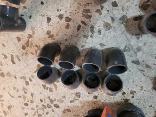 Codo PVC 50mm con llaves