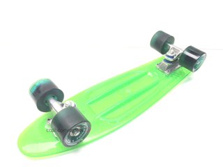 monopatin tijuana penny board cruiser verde transparente