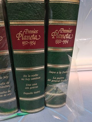 lote, 11 novelas, PREMIOS PLANETA. 1976-1978
