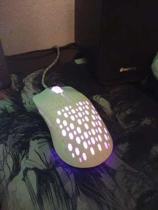 Ratón Gaming Blanco con Cable