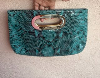 Bolso Michael Kors verde y dorado