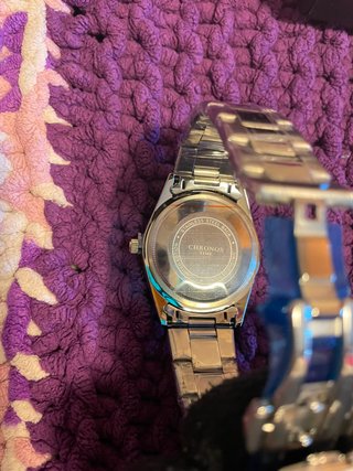 Reloj Chronos Cuarzo Azul y correa acero inox.