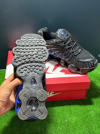 Nike Shox Zx Hombre Negro Azul