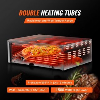 Forno elettrico per pizza da appoggio, 30 cm, 1500