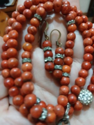 Conjunto Vintage Coral Esponja