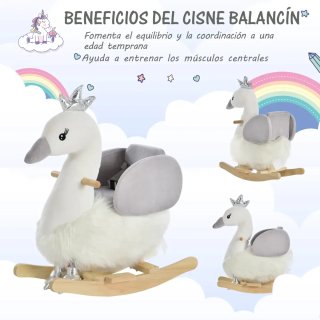 Balancín Cisne Homcom Sonidos