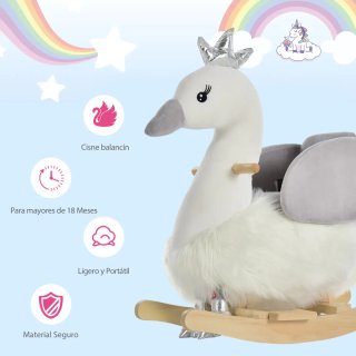 Balancín Cisne Homcom Sonidos