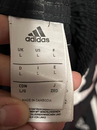 Pantalón corto Real Madrid Adidas Negro