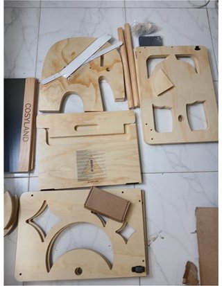 COSYLAND Torre de Aprendizaje Infantil 4 en 1 para Cocina con Barandilla de Seguridad - Diseño Plegable con Doble Pizarra - Conver