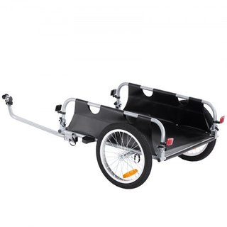 Rimorchio bici da carico, capacità di carico 45 kg