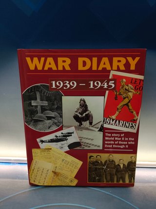 Libro en inglés, tapa dura, war diary 1939-1945