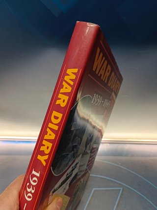 Libro en inglés, tapa dura, war diary 1939-1945