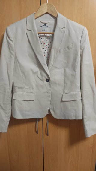 Blazer beige Tailored by Taifun mujer Talla M
