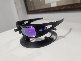 Crankcase Oakley Matte Black/Purple Original.