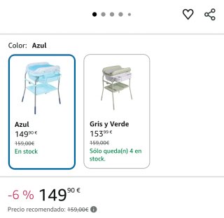 BAÑERA CAMBIADOR CHICCO PARA BEBE
