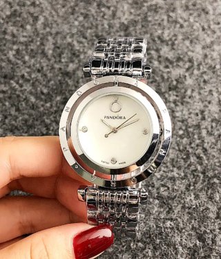 Reloj Pandora Plata y Blanco
