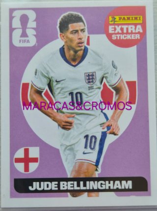 EXTRA STICKER MORADO Jude Bellingham FIFA WORLD 26