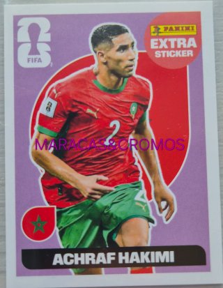 EXTRA STICKER MORADA Achraf Hakimi FIFA WORLD 26