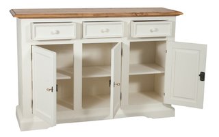 Credenza Shabby-Country Chic in legno massello di