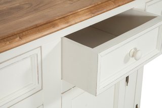 Credenza Shabby-Country Chic in legno massello di