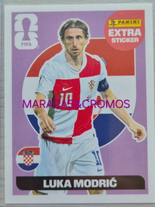 EXTRA STICKER MORADO LUKA MODRIC FIFA WORLD CUP 26