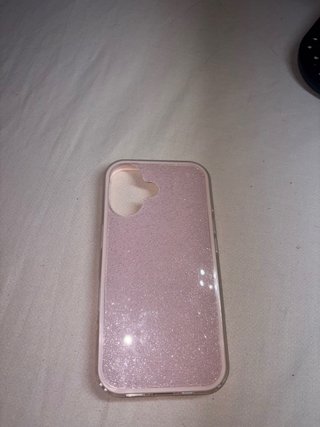 Funda iPhone Rosa Glitter