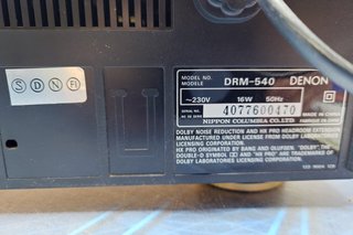 Denon DRM-540 Reproductor Cassette