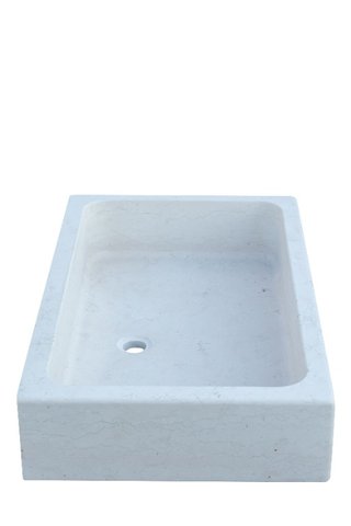 Lavandino in marmo bianco di Verona Made in Italy