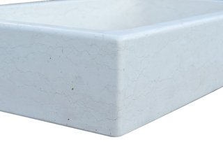 Lavandino in marmo bianco di Verona Made in Italy