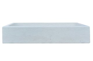 Lavandino in marmo bianco di Verona Made in Italy