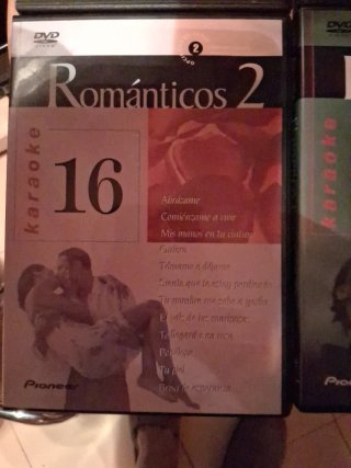 Lote 4 DVDs Karaoke Baladas, Románticos, Flamenco