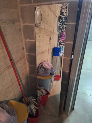 Specchio da ingresso con decorazione
