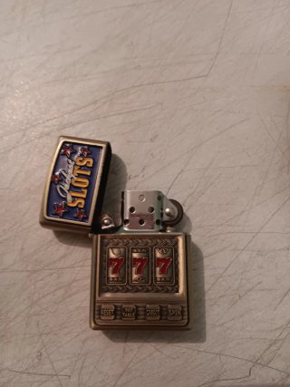 Mechero Zippo Slot Jackpot máquina tragaperras.