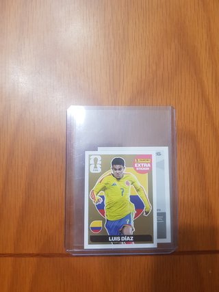 Luis Díaz Extra Sticker Oro Mundial 2026 Panini