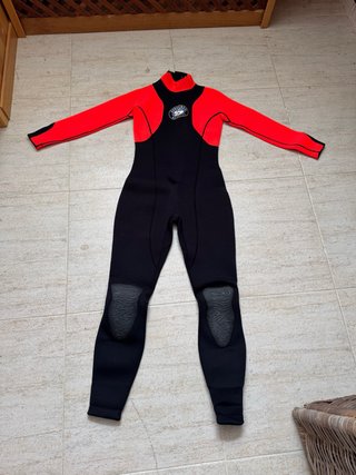 Neopreno talla S rojo y negro