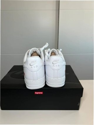 Nike Air Force 1 x Supreme Blancas Talla 40